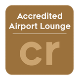 CR Accredited Airport Lounge badge