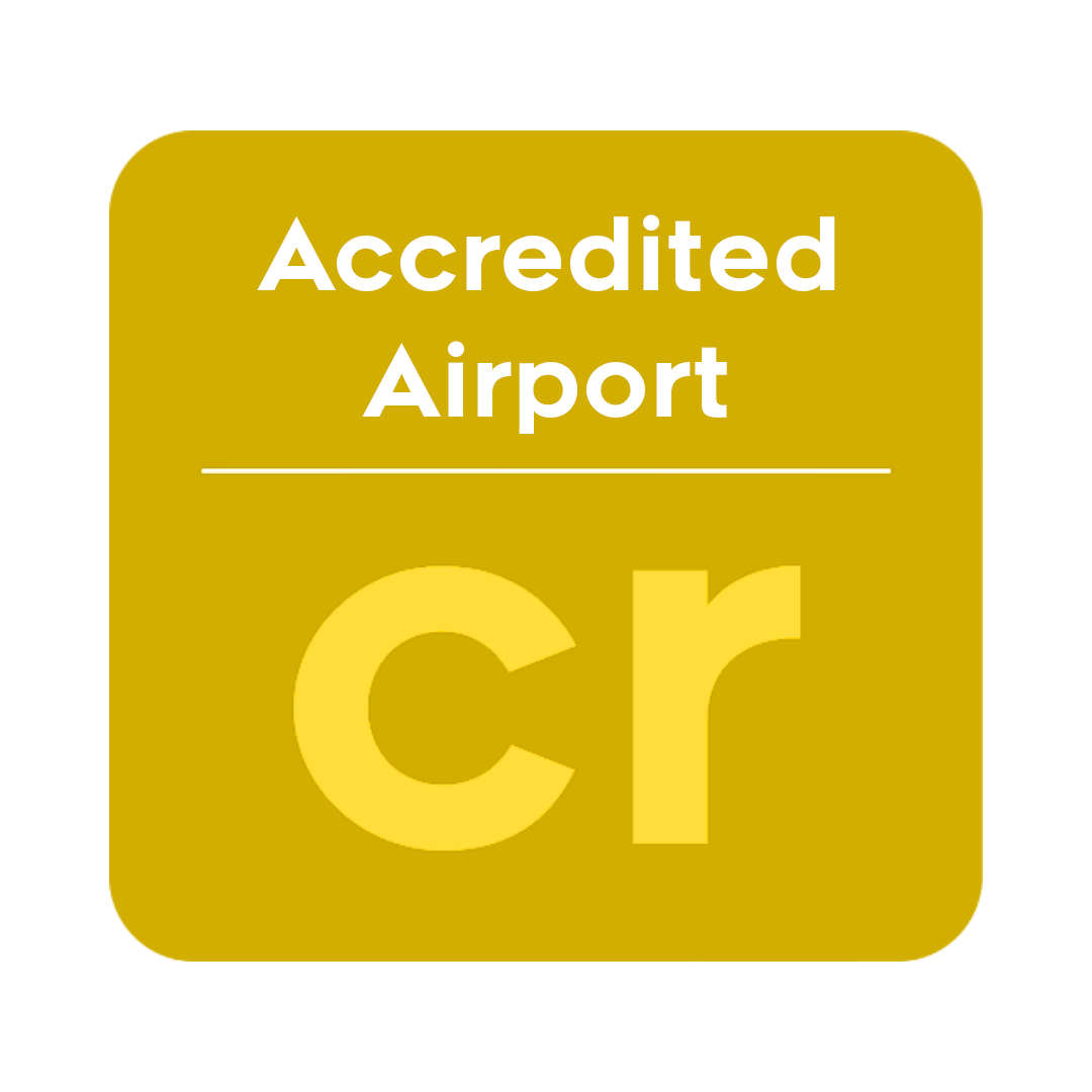 Airport Terminal Gold accreditation badge