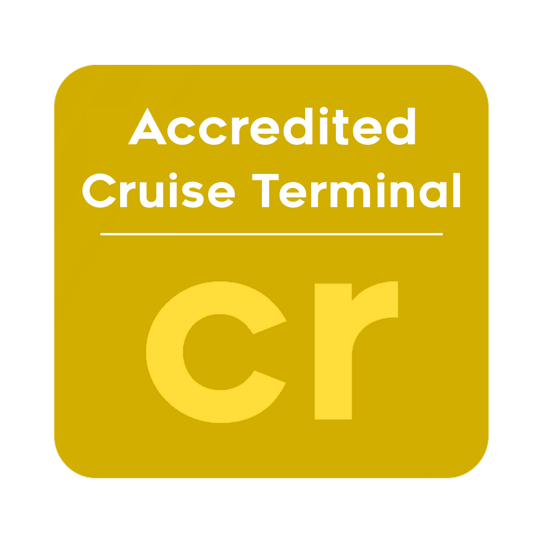Cruise Terminal Gold accreditation badge