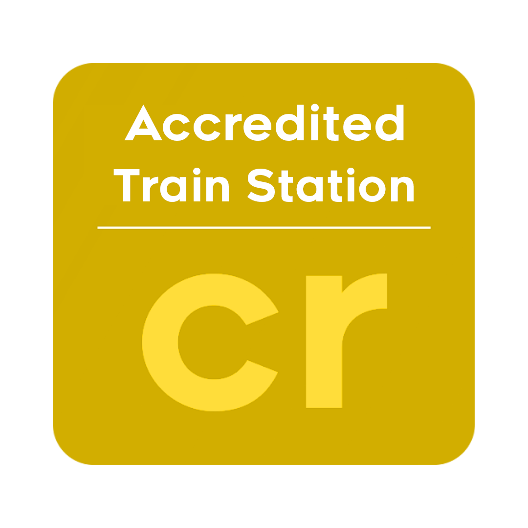 Train Station Gold accreditation badge